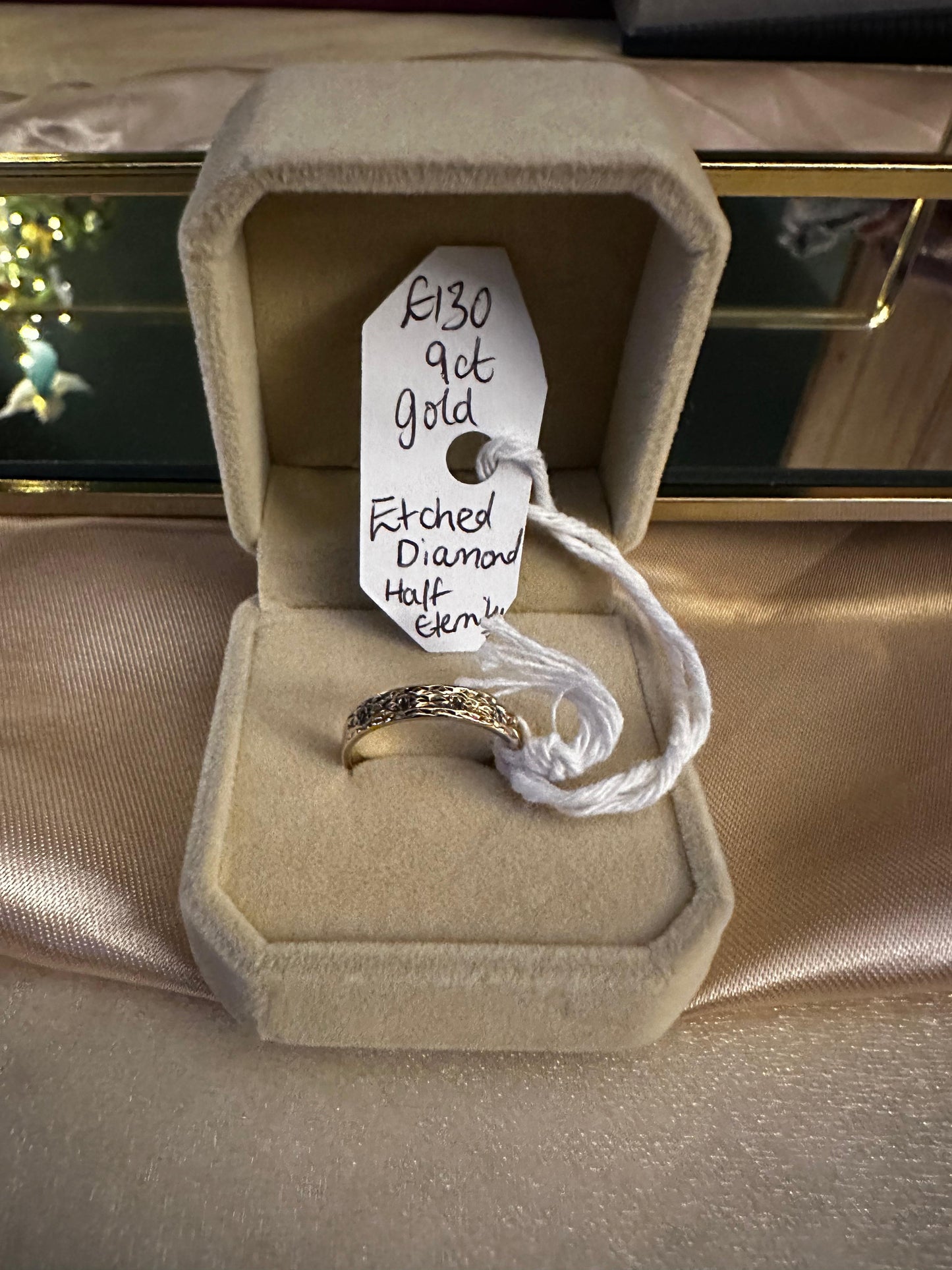 Diamond Etched, Half Eternity